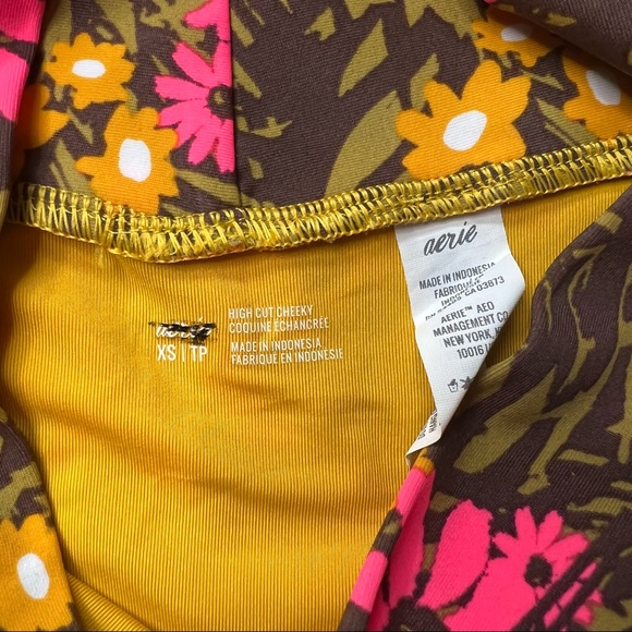 AERIE High Cut Cheeky Bikini Bottoms NWOT - Picture 4 of 4